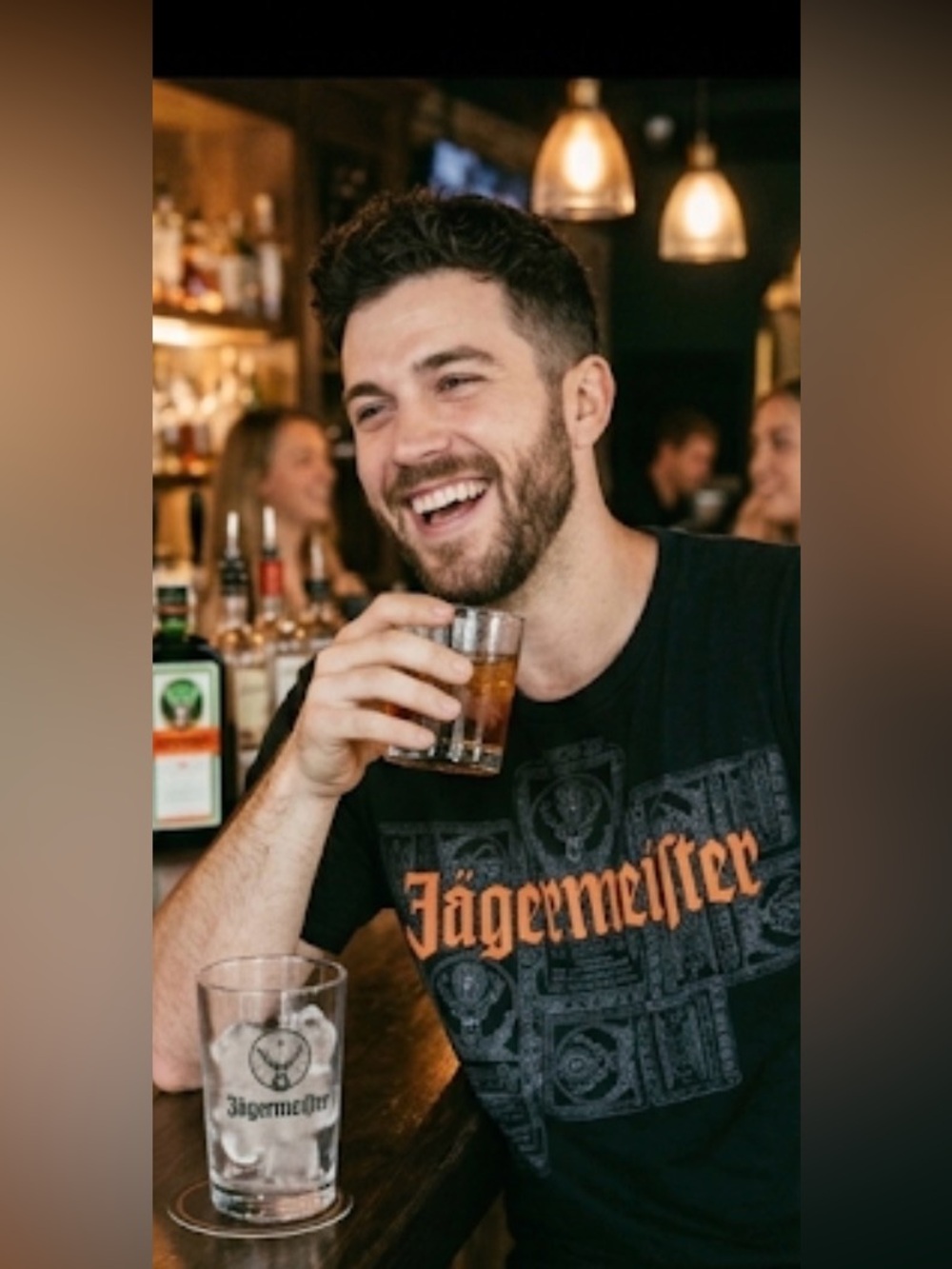Jagermeister Black T-Shirt, Men's Size XL
